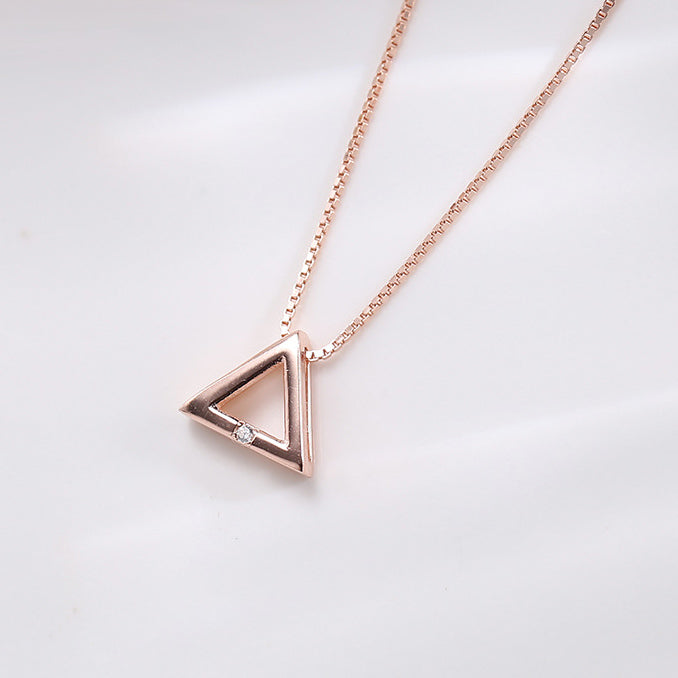 Rose gold necklace