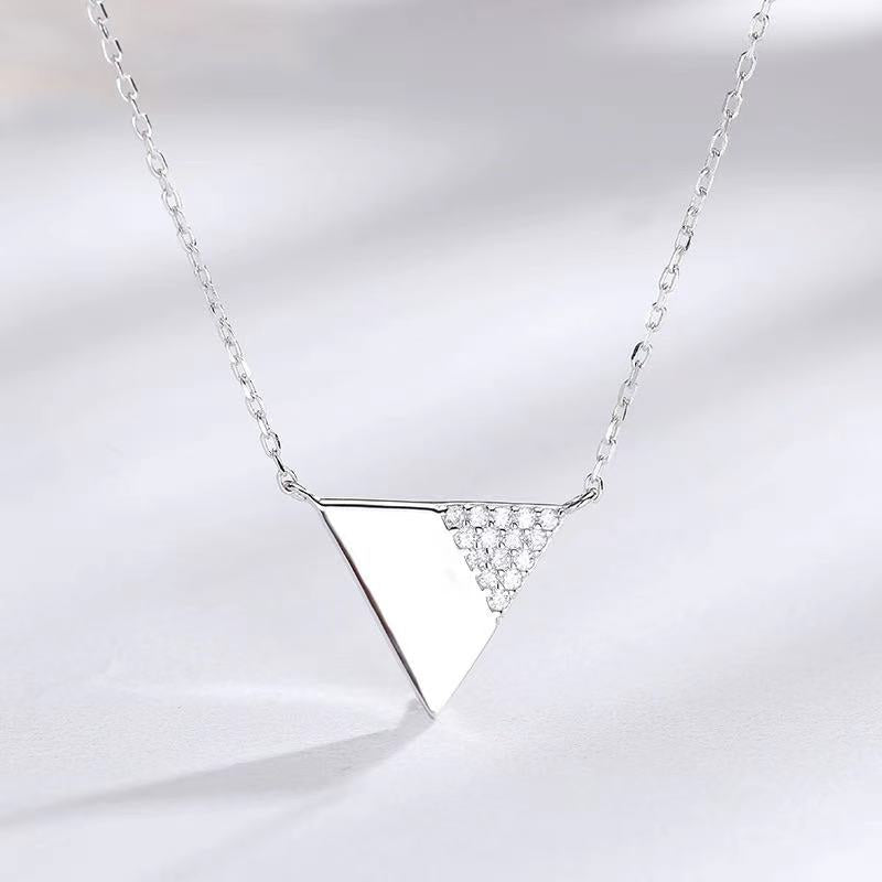 Badass Tribe Triangle Necklace Sterling Silver  “Thank You for Being My Badass Tribe”